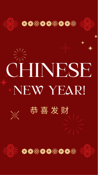 Happy Chinese New Year TikTok Video Design