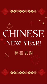 Happy Chinese New Year TikTok Video Image Preview