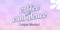 Conquering Mondays Twitter Post Design