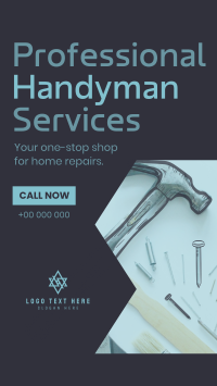 Handyman Home Repairs Instagram Reel Preview