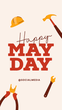 Happy May Day Instagram reel Image Preview