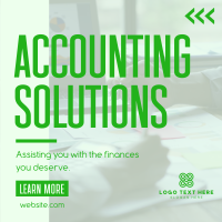 Accounting Solutions Instagram Post Preview