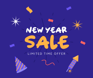 New Year Sale Facebook post Image Preview