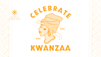 Kwanzaa African Woman Facebook event cover Image Preview