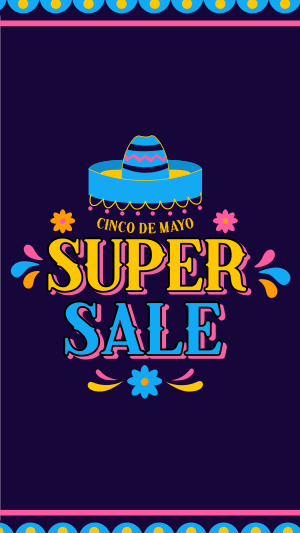 Cinco De Mayo Biggest Colorful Sale Instagram story Image Preview