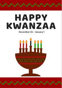 Happy Kwanzaa Flyer Design