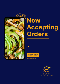 Food Delivery App  Poster Design