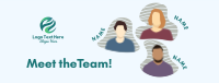Meet the Team Icons Facebook cover Image Preview