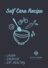 Self Care Recipe Poster Image Preview