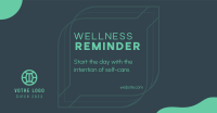 Wellness Self Reminder Facebook ad Image Preview