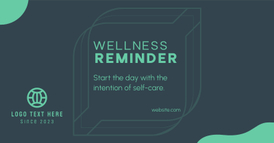 Wellness Self Reminder Facebook ad Image Preview