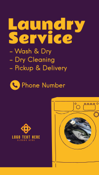 Laundry Services Instagram Story Design