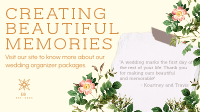 Beautiful Wedding Memories Facebook event cover Image Preview