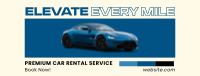 Premium Car Rental Facebook Cover Design