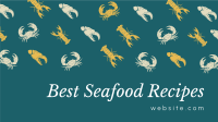 Seafood Recipes Facebook Event Cover Design