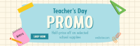 Teacher's Day Deals Twitter Header Image Preview