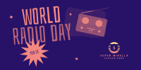 Happy World  Radio Day Twitter post Image Preview