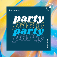 Time To Party Instagram Post Image Preview