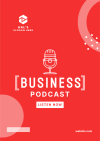 Business Podcast Poster Image Preview