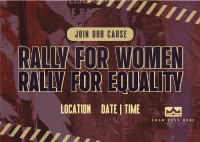 Women's Equality Rally Postcard Preview