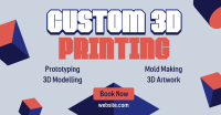 Custom 3D Printing Facebook Ad Design