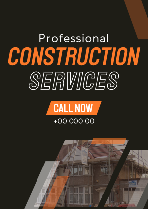 Professional Home Construction Poster Image Preview
