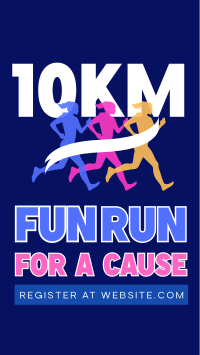 Fun Run Event TikTok Video Preview