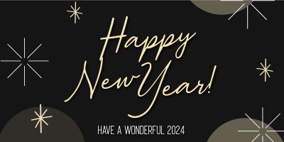 Wonderful New Year Welcome Twitter Post Image Preview