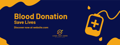 Blood Bag Donation Facebook cover Image Preview