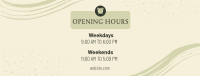 New Opening Hours Facebook Cover Design