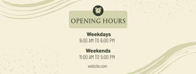 New Opening Hours Facebook cover Image Preview