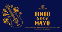 Bright and Colorful Cinco De Mayo Facebook Ad Design