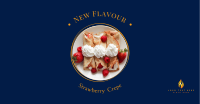 Strawberry crepe Facebook ad Image Preview