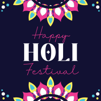 Holi Festival Instagram post Image Preview