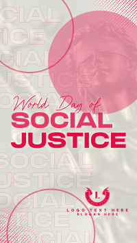Straight Forward Social Justice Facebook Story Design