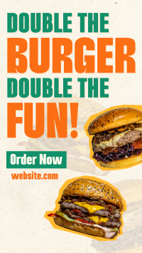 Burger Day Promo Instagram Reel Design