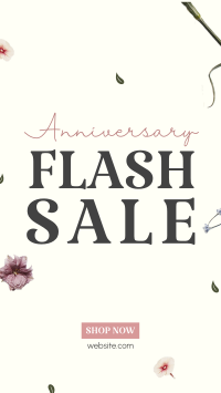 Anniversary Flash Sale Facebook story Image Preview