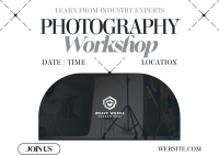 Minimalist Photography Workshop Postcard Image Preview