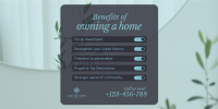 Home Owner Benefits Twitter post Image Preview