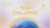 Minimalist Tech Challenge Facebook Event Cover Design