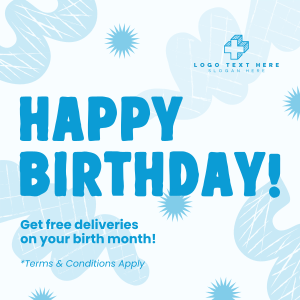Birthday Delivery Deals Instagram post Image Preview
