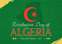 Algeria Revolution Day  Postcard Image Preview