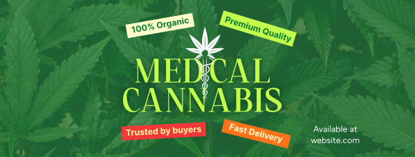 Trusted Medical Marijuana Facebook Cover Design Image Preview