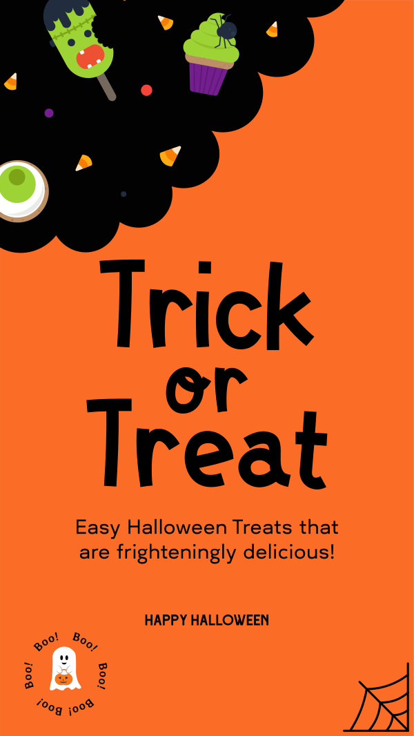 Halloween Recipe Ideas Facebook Story Design
