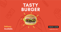 Burger Home Delivery Facebook Ad Design