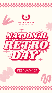 Nostalgic Retro Day TikTok Video Image Preview