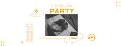 Level Up Party Facebook cover Image Preview