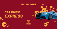 Car Wash Opening Facebook ad Image Preview