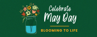 May Day Spring Facebook Cover Design