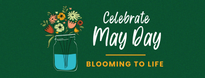 May Day Spring Facebook cover Image Preview